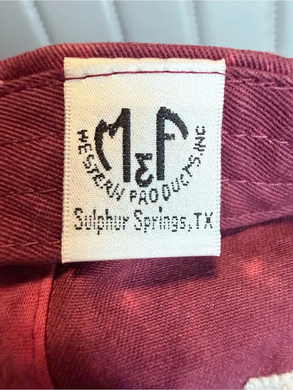 Keep it Gypsy Brand Embroidered Angel Wing Cap Justin Boots Upcycled
